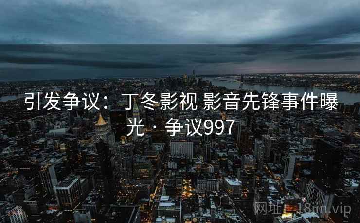 引发争议：丁冬影视 影音先锋事件曝光 · 争议997  第2张