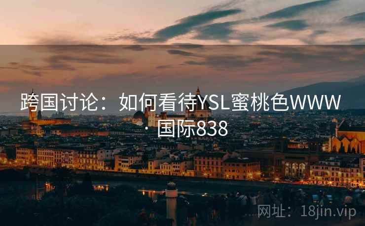 跨国讨论：如何看待YSL蜜桃色WWW · 国际838  第2张